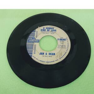 Jan & Dean - Poor Little Puppet / Sunday Kind‎ of Love 45rpm Vinyl Record Single